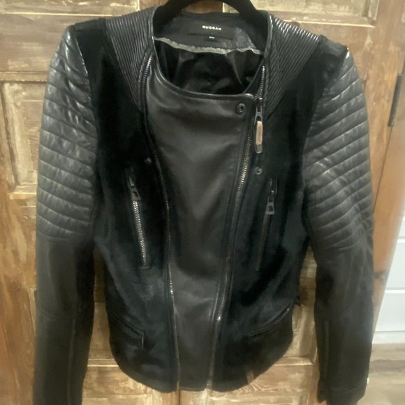 Rudsak Genuine Leather Motorcycle Style Lady Jacket - Picture 5 of 8